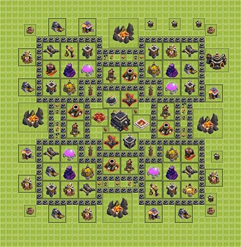 coc lv 9 base